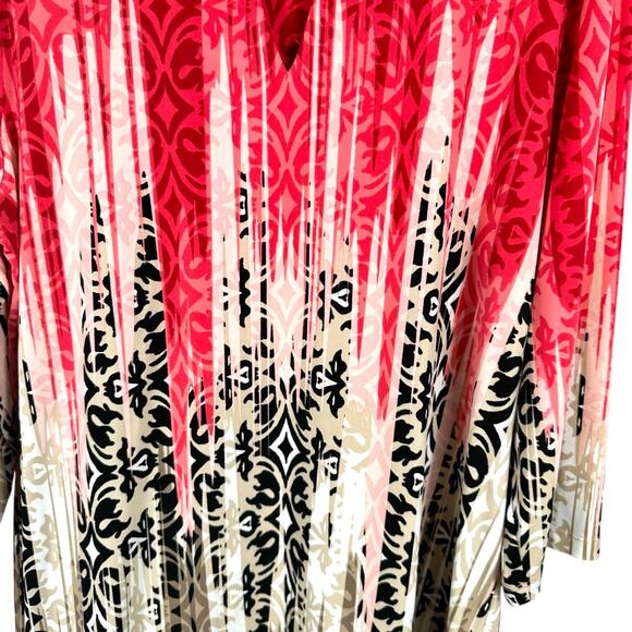 JM Collection Tunic Style Top Size XL - Picture 4 of 6